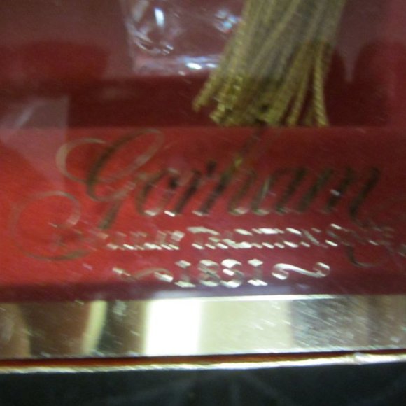 VTG 2000 GORHAM CRYSTAL MILLENIUM ORNAMENT CHAMPAGNE BOTTLE W/BUCKET, ORIG BOX - Picture 4 of 6